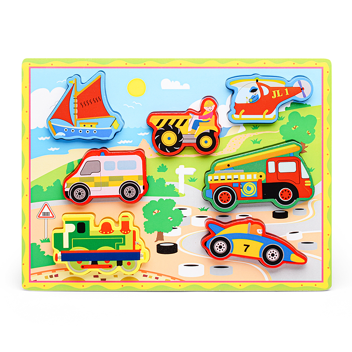 Пазл-вкладыш D1522 "Транспорт"
