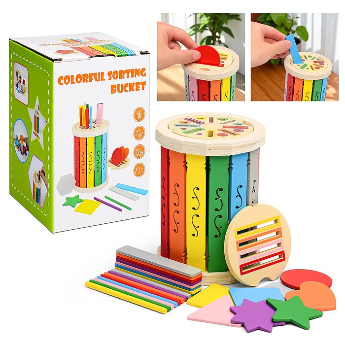 Игра развивающая D2023 "Цветной сортер"