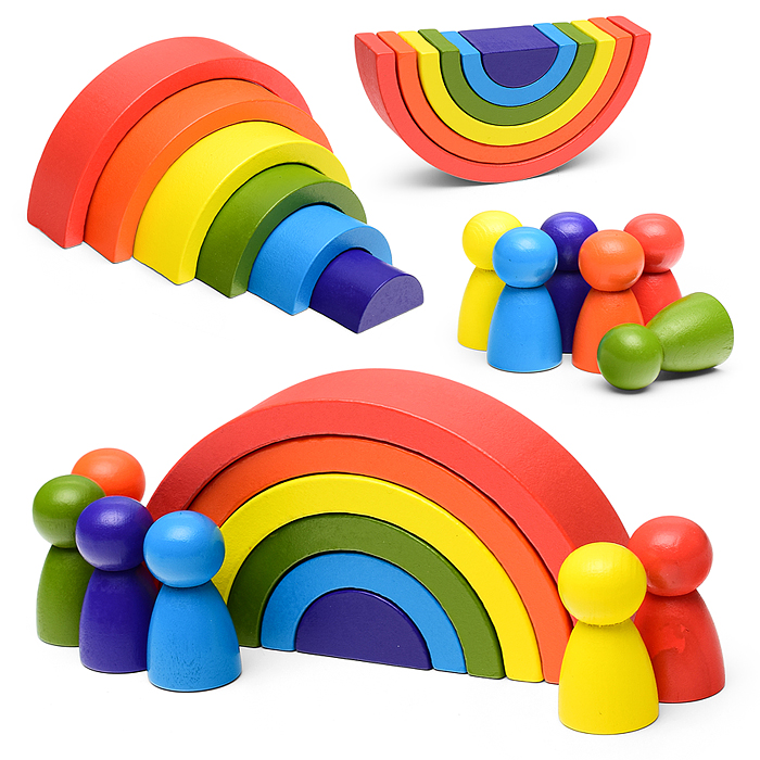 Пирамидка D2079 "Радужная"