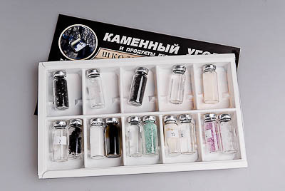 Коллекция "Каменный уголь и продукты его переработки" (раздаточная)